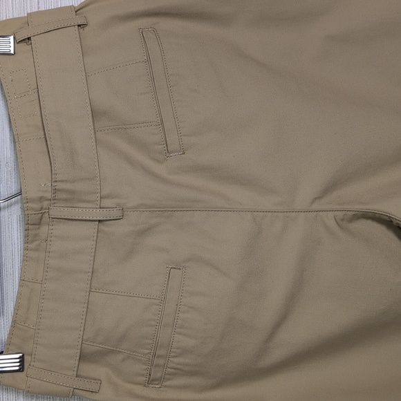 Levi's Tailored High Loose Taper Belted Pants Khaki Tan 27 - Picture 12 of 12